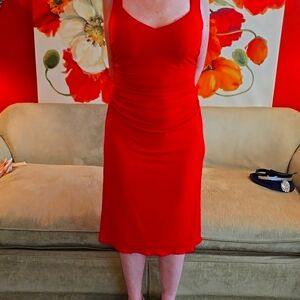 Laundry Red dress 💃 Great stretch!!